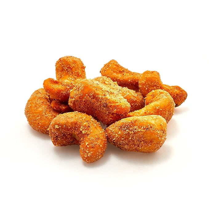 Yupik Nacho Cashews, 1 lb (16 oz), Kosher, Gluten-Free, Roasted Cashews with Vegan Cheese, Seasoned