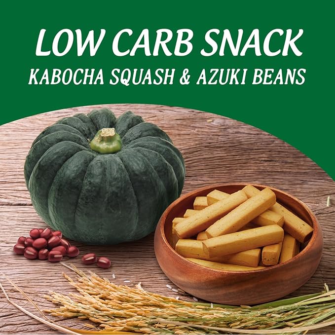 Biscotti Low Carb Almond Cookies Snacks 5 oz (142 g), Kabocha Squash & Azuki Beans, No Gluten (1