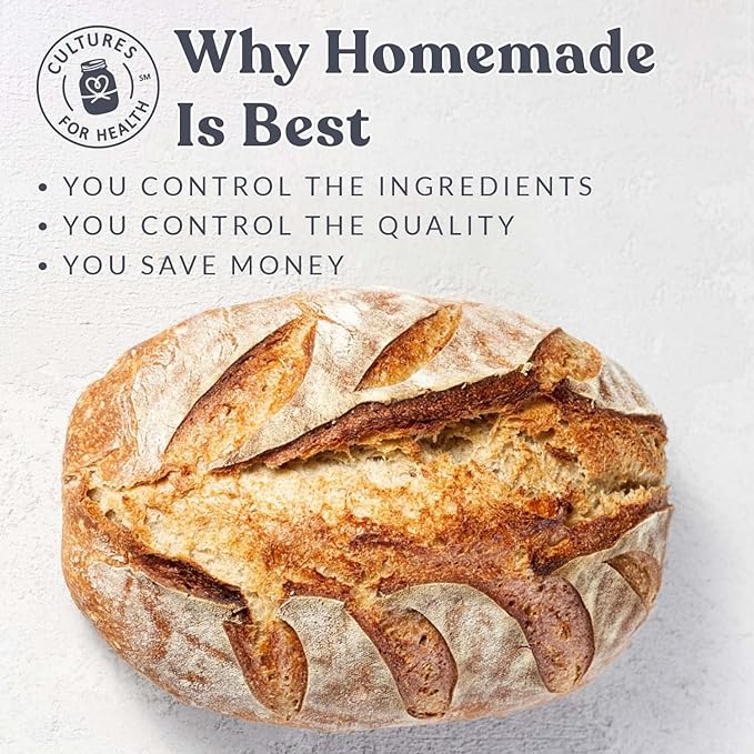 Cultures for Health San Francisco Sourdough Style Starter Culture | Homemade Artisan Bread |