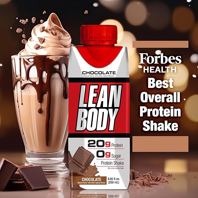 LABRADA NUTRITION - Lean Body RTD Whey Protein Shake, Convenient On-The-Go Meal Replacement Shake