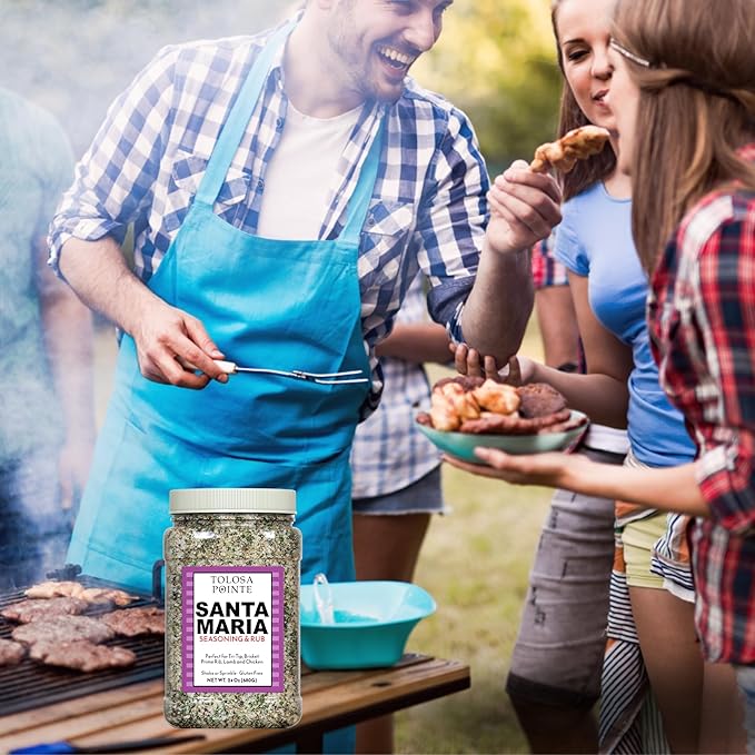 Tolosa Pointe Santa Maria Seasoning & BBQ Rub 24oz ??Authentic California Blend, Gluten-Free, No