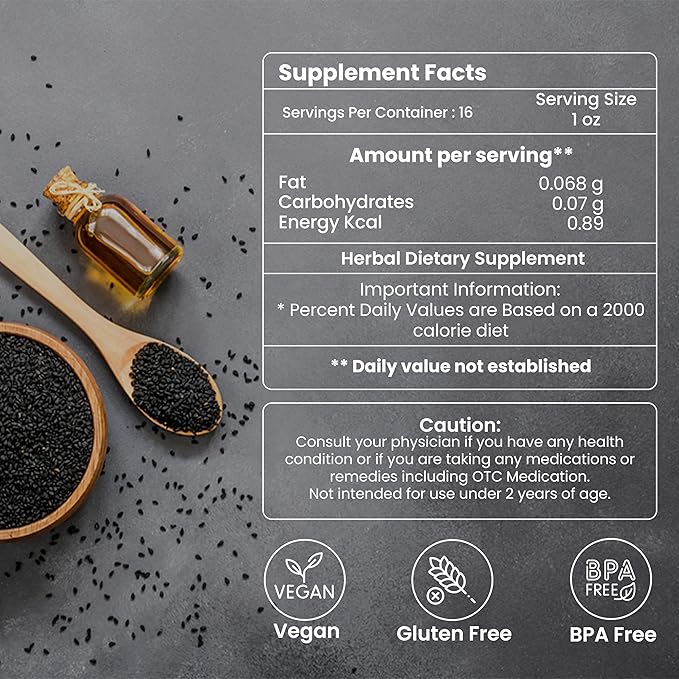 HERBOGANIC D'Bayor Living Bitter 16oz - Natural Blend of Black seed, Bitter Melon, Cinnamon and