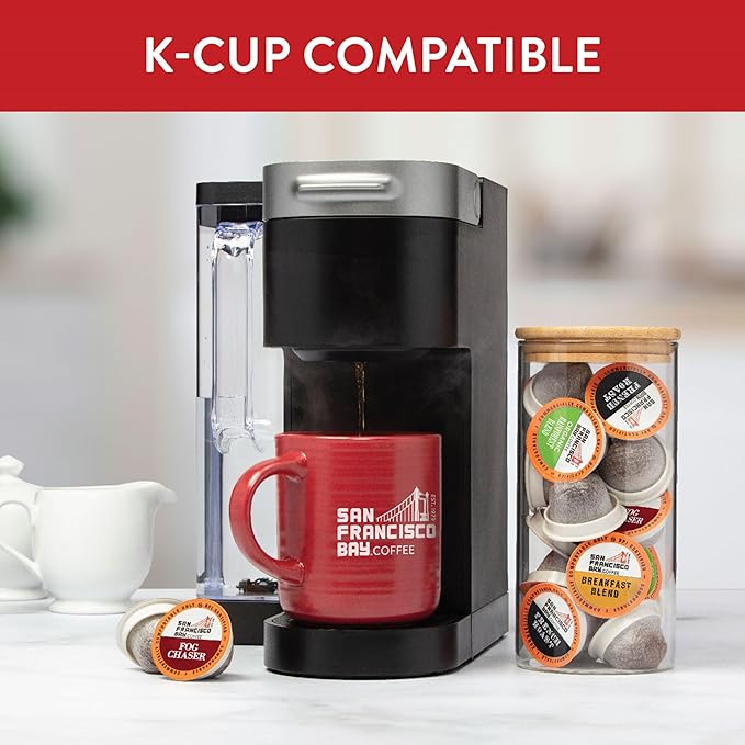 San Francisco Bay Compostable Coffee Pods - Original Variety Pack (80 Ct) K Cup Compatible