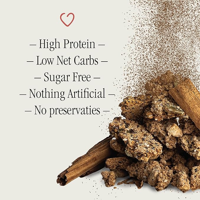 Julian Bakery® ProGranola® Cereal | Vanilla Cinnamon Cluster | 11g Protein | 2 Net Carbs |