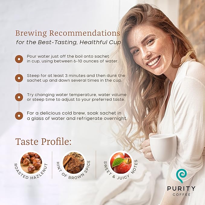 Purity Coffee PROTECT Highest Antioxidant Light-Medium Roast - USDA Certified Organic Specialty