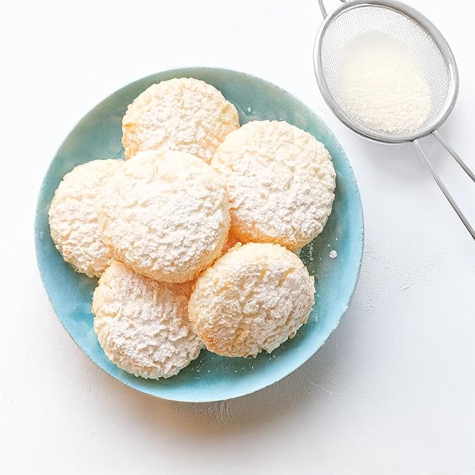 Golden Premium Quality Fine Coconut Macaroons - 12 oz (340 g) | Natural, No Additives, No Added