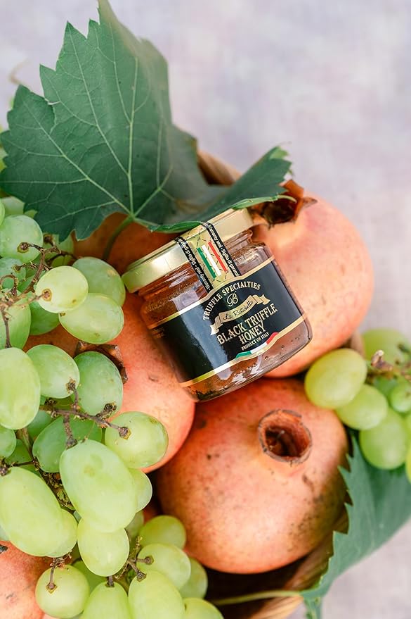 La Rustichella - Black Truffle Honey 4.94 oz (140 gr) - 100% Made in Italy | Gluten-Free