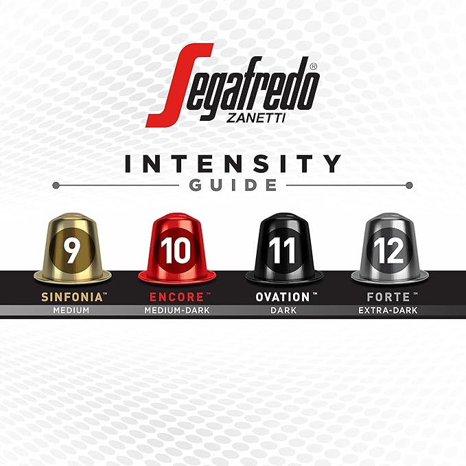 Segafredo Zanetti Espresso Capsules – Aluminum Pods for Nespresso Original Machines – Medium-Dark
