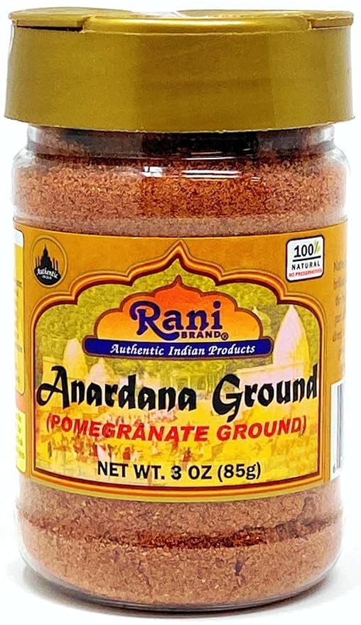 Rani Anardana (Pomegranate) Ground, Indian Spice 3oz (85g) PET Jar ~ All Natural | No Color |