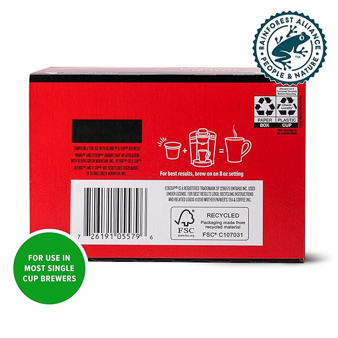Wawa Mild Roast Single Cup Regular Coffee Pods, 72 Pods, 6 Boxes, Lightly Roasted, Nutty Smooth