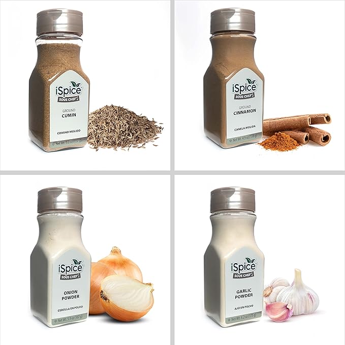 iSpice Spices and Seasonings Sets Starter Kitchen Set for Cooking - Spices Variety Pack Herb, &