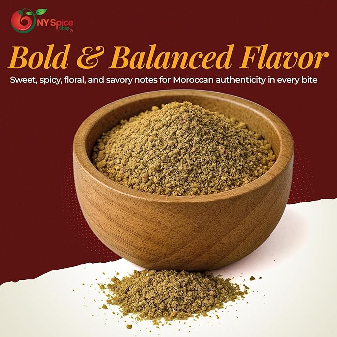 NY Spice Shop Ras El Hanout Moroccan Spice Blend - 6 Ounce Authentic Ras El Hanout Spice for