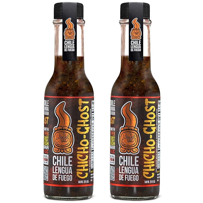 Hot Sauce | Chile Lengua de Fuego (Pack of 2, Chicho-Ghost)