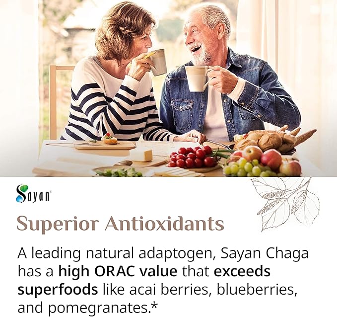 Sayan Chaga Mushroom Extract Powder (1 Lb) ??Freeze Dried Siberian Wild Harvested - Organic