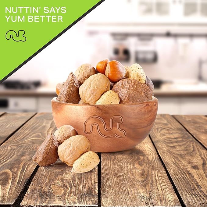 NUT CRAVINGS - Mixed Nuts (In Shell) Brazil, Walnuts, Filberts, Almonds, Pecans (16oz - 1 LB)