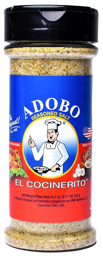 Adobo El Cocinerito | Seasoned Salt Blend | Crafted with Premium Ingredients | Additive-free |