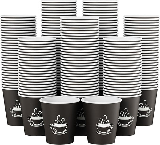 10 oz Paper Cups, 270 Count, Disposable Coffee Cups for Water, Juice or Tea, Perfect for Office