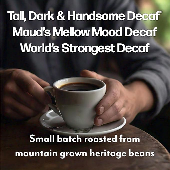 Maud's Decaf Dark Roast and Decaf Medium Roast Coffee Pods Bundle, 54 ct, Decaffeinated Coffee in