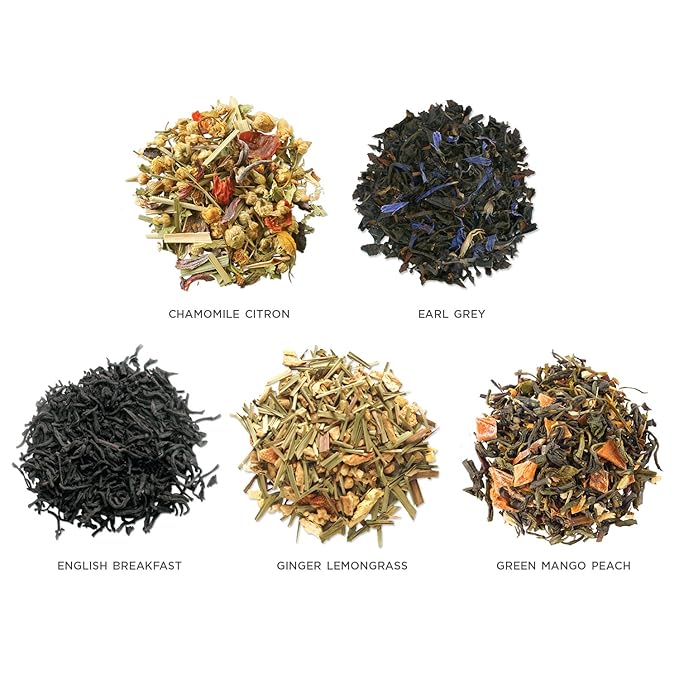 Tea Forte Tea Tasting Assortment Single Steeps Loose Leaf Premium Tea Gift Set Sampler, 15 Count 3