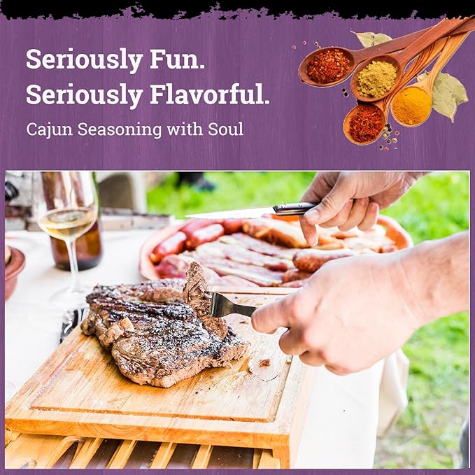 Dimply's Cajun Seasoning Mix, Marinade and Dry Rub Perfect for Chicken, Meat, Vegetables, Tofu