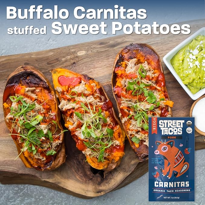 Riega Organic Carnitas Street Taco Seasoning, 1 Ounce (Pack of 1)