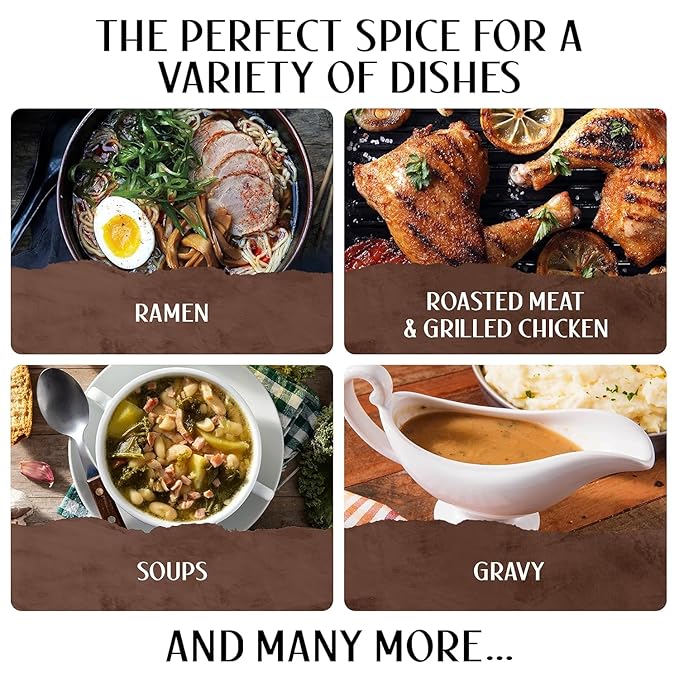 Premium Umami Mushroom Salt, No Additive, Gluten-Free, Non-GMO Great for Sauce, Soup, and Mushroom