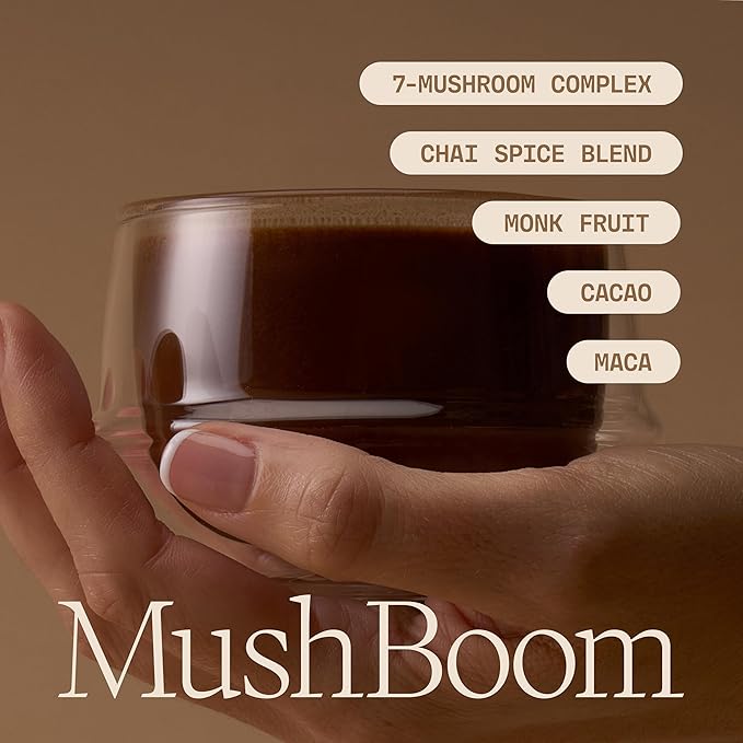 Ultra Life Sport - MushBoom Organic Mushroom Coffee Alternative Drink - 30 Servings 7 Mushroom