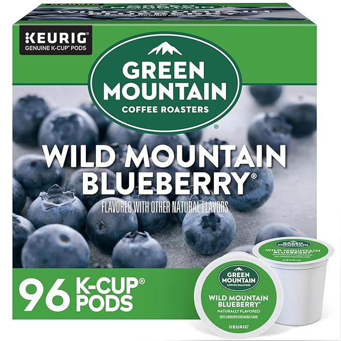 Green Mountain Coffee Roasters Wild Mountain Blueberry Keurig Single-Serve K-Cup pods, Light Roast