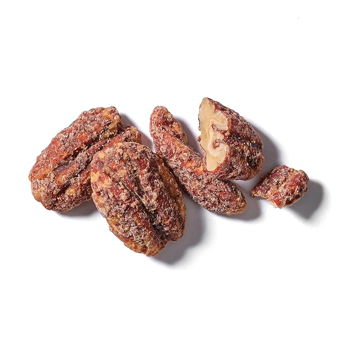 Yupik Toasted Golden Pecans, 5 Oz, Gluten-Free, Kosher, Non-GMO, Sweet Snack, Crunchy Glazed Pecans