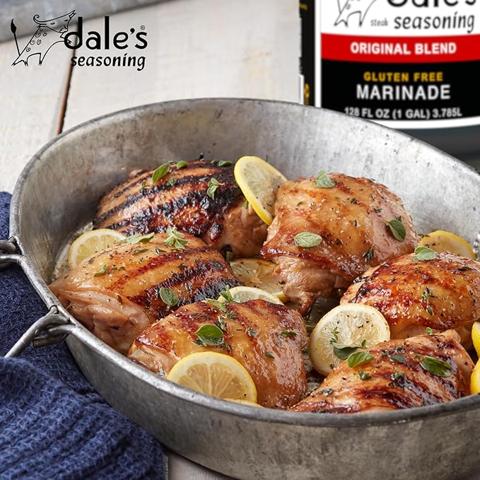 Dale's Steak Seasoning Family Size (1 Gallon) - Gluten Free Steak Marinade