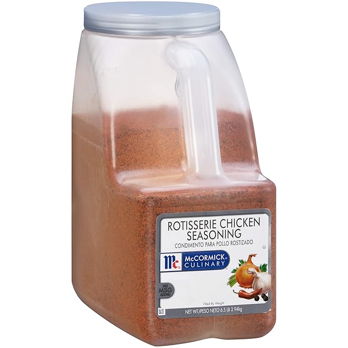 McCormick Culinary Rotisserie Chicken Seasoning, 6.5 lb (Pack of 3) - Three 6.5 Pound Containers of