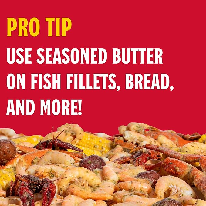 Louisiana Fish Fry Cajun Drip Viet-Cajun Butter Seasoning Mix - Seasoned Butter Sauce for Seafood