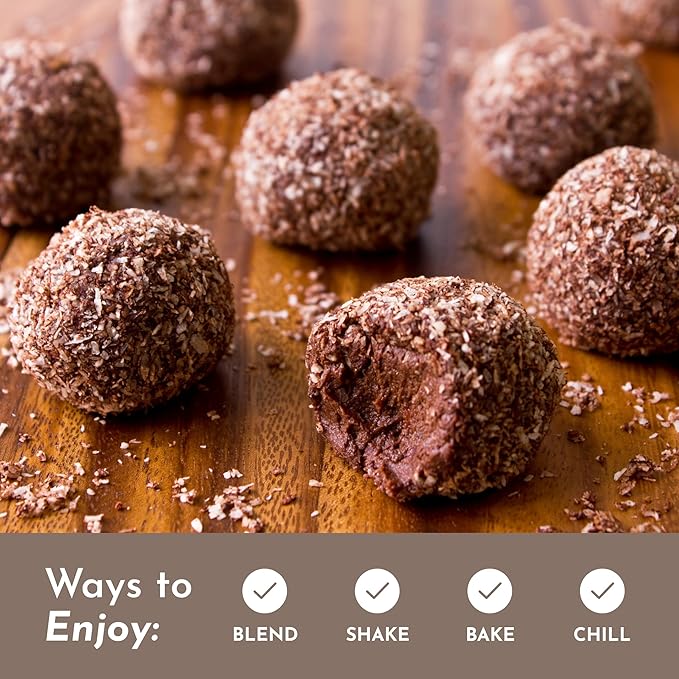 Chocolate Protein Powder ??30-Serving Blend with 100% Grass-Fed Whey & Organic Plant Proteins