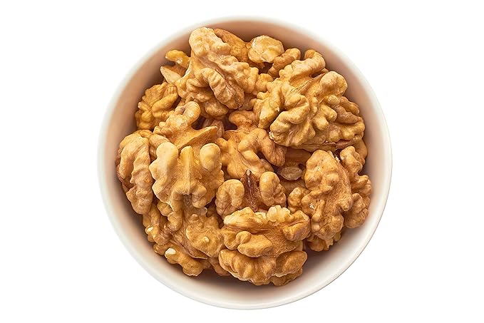 Oven Roasted California Salted Walnuts with Himalayan Salt and A Drizzle of Oil - Great Source of