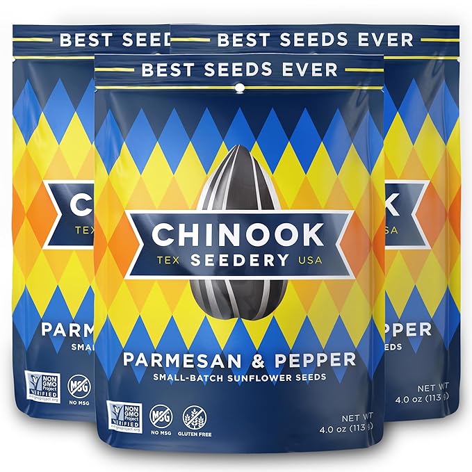 Chinook Seedery Roasted Sunflower Seeds - Jumbo Seeds Keto Snacks - Best For Snack Packs - Gluten