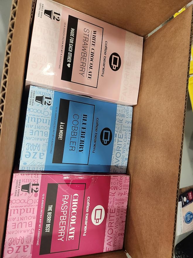 Chocolate Raspberry Coffee Pods by Coffee Beanery | 12ct Medium Roast Arbica Coffee