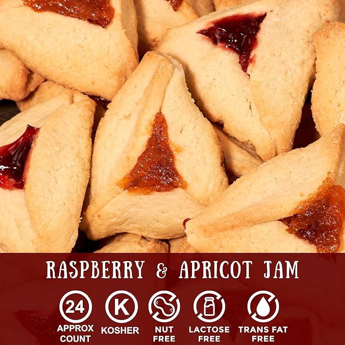 Shortbread Cookies Filled with Apricot and Rasperry Jam | Fruit Cookies, Gourmet Cookie Gifts |