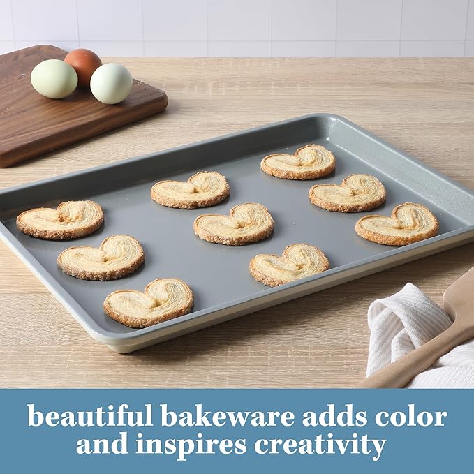 Sur La Table Kitchen Essentials Bake Sale 15 X 10 Inch PFOA, PFAS, PTFE Free Nonstick Cookie/Baking
