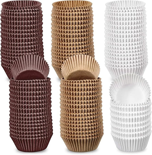 Zonon 1000 Counts Cupcake Liners for Baking Liners Paper Cupcake Wrappers Bulk Cup Cake Cases