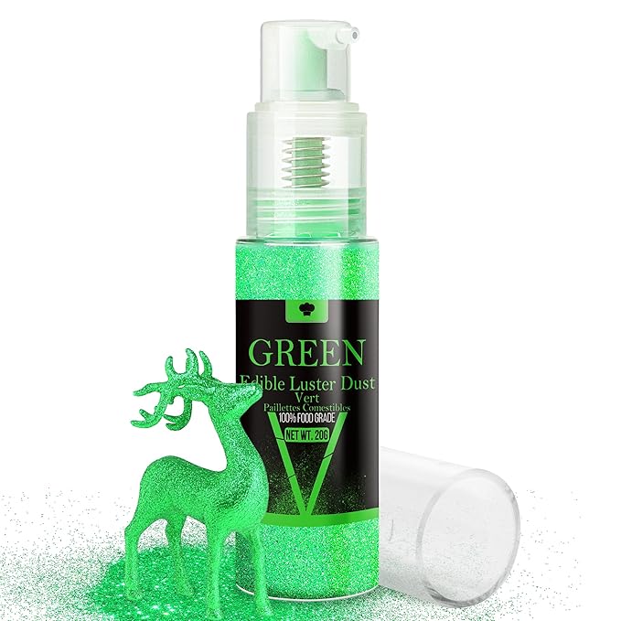 Edible Glitter Spray - 20g Luster Dust Edible Glimmer Powder for Sparkling Cocktails, Cake