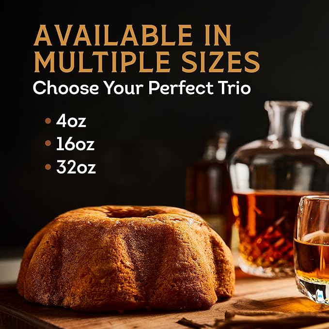 TORTUGA Kentucky Bourbon Butter Cake - 32oz Cake - The Perfect Premium Gourmet Gift for Stocking