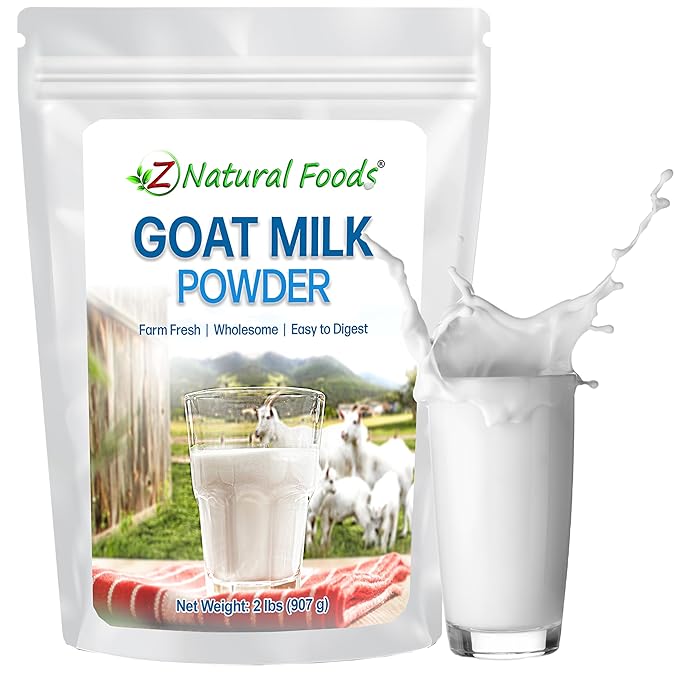 Z Natural Foods Goat Milk Powder - Pure Netherlands Full Cream Milk, Powdered Goat Milk, Highly