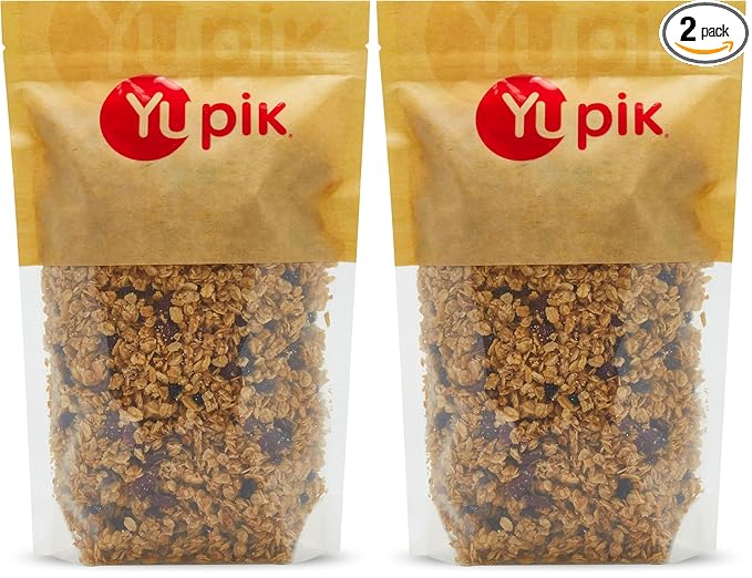 Yupik Granola Cereal, Chunky Berry Patch, 2.2 lb, a granola mix of oats, currants, cranberries, and
