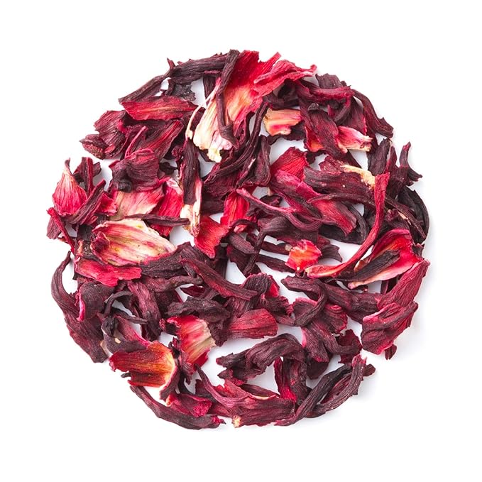 Heavenly Tea Leaves Organic Hibiscus, Loose Leaf Herbal Tea, 4 oz. (Approx. 50 Cups of Tea) ??Tart