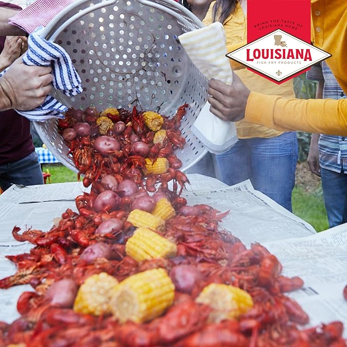Louisiana Fish Fry Products Crawfish, Shrimp & Crab Concentrated Liquid Boil Seasoning - Spicy &