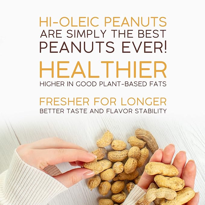Pasokin Premium Dry Roasted Jumbo Peanuts, Unsalted, NON GMO Verified, Kosher, Keto Friendly, High