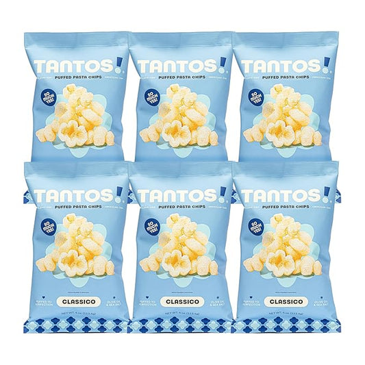 Tantos! Puffed Pasta Chips ??Healthy Pasta Snack by Top Chef Joe Sasto ??Plant-Based, Low Calorie