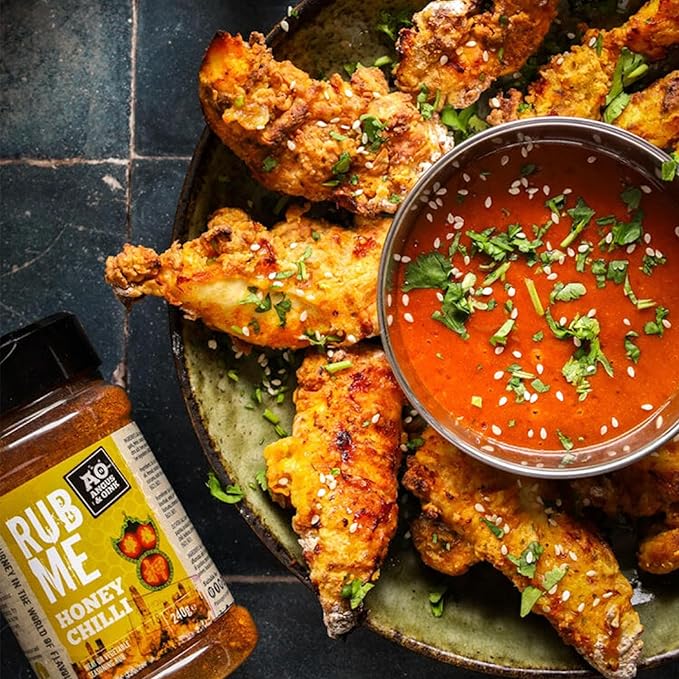 Angus & Oink | Honey Chilli Seasoning | Sweet & Spicy | Perfect for Chicken & Pork | Authentic
