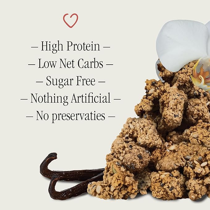 Julian Bakery® ProGranola® Cereal | Vegan | Vanilla Cluster | 10g Protein | 1 Net Carb |