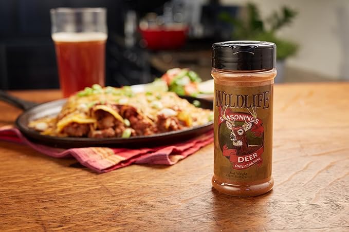Wildlife Seasonings Deer Chili ??Bold Chili Powder Blend for Wild Game, Beef & Tex-Mex Dishes |